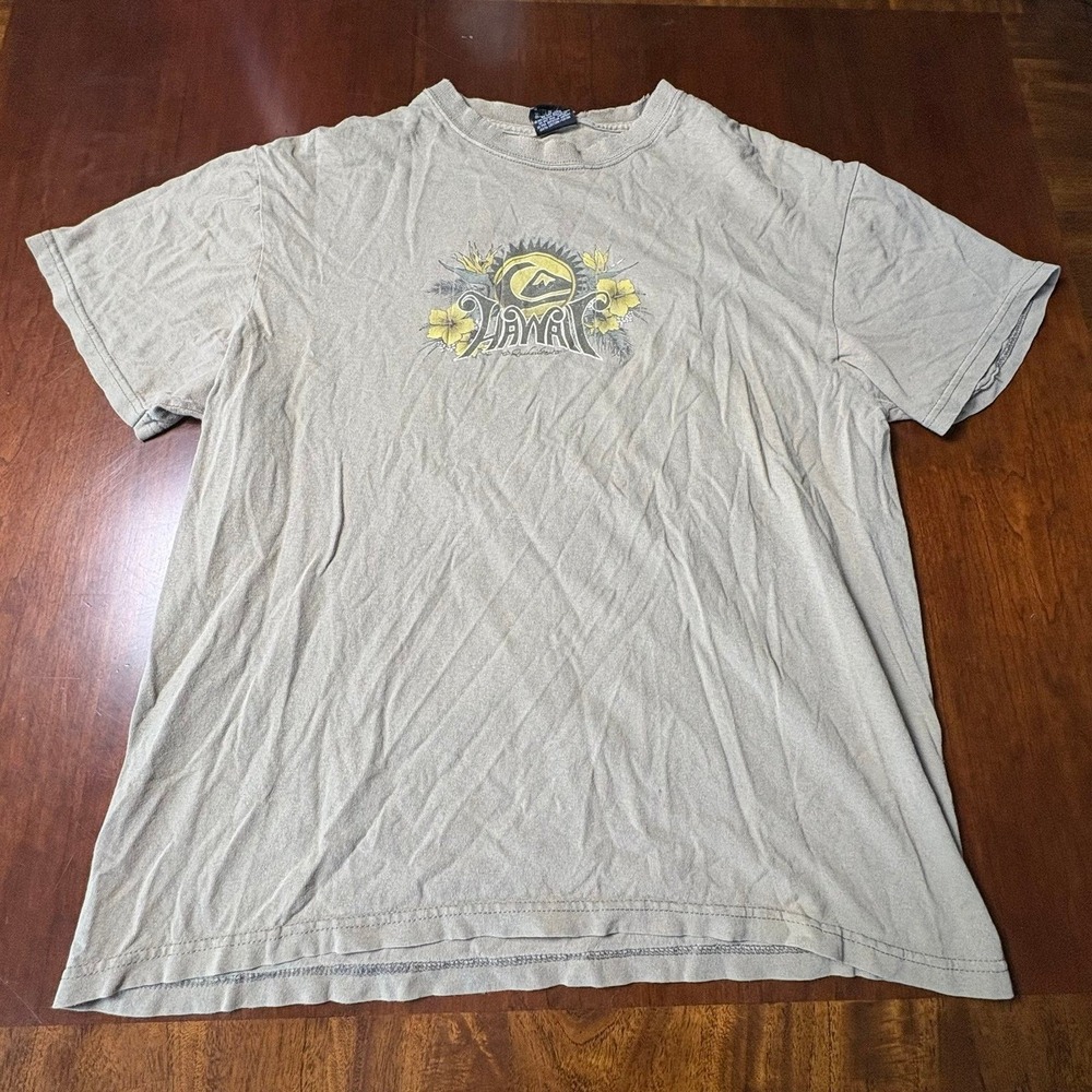 Quiksilver Hawaii Double-Sided Graphic T-Shirt Size Medium